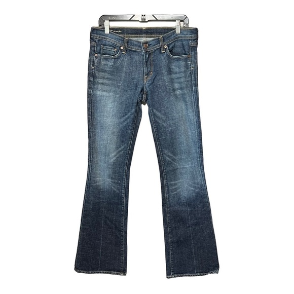 Citizens Of Humanity Denim - Citizens Of Humanity 31W Ingrid Stretch Jean #002 Low Waist Flare Distressed